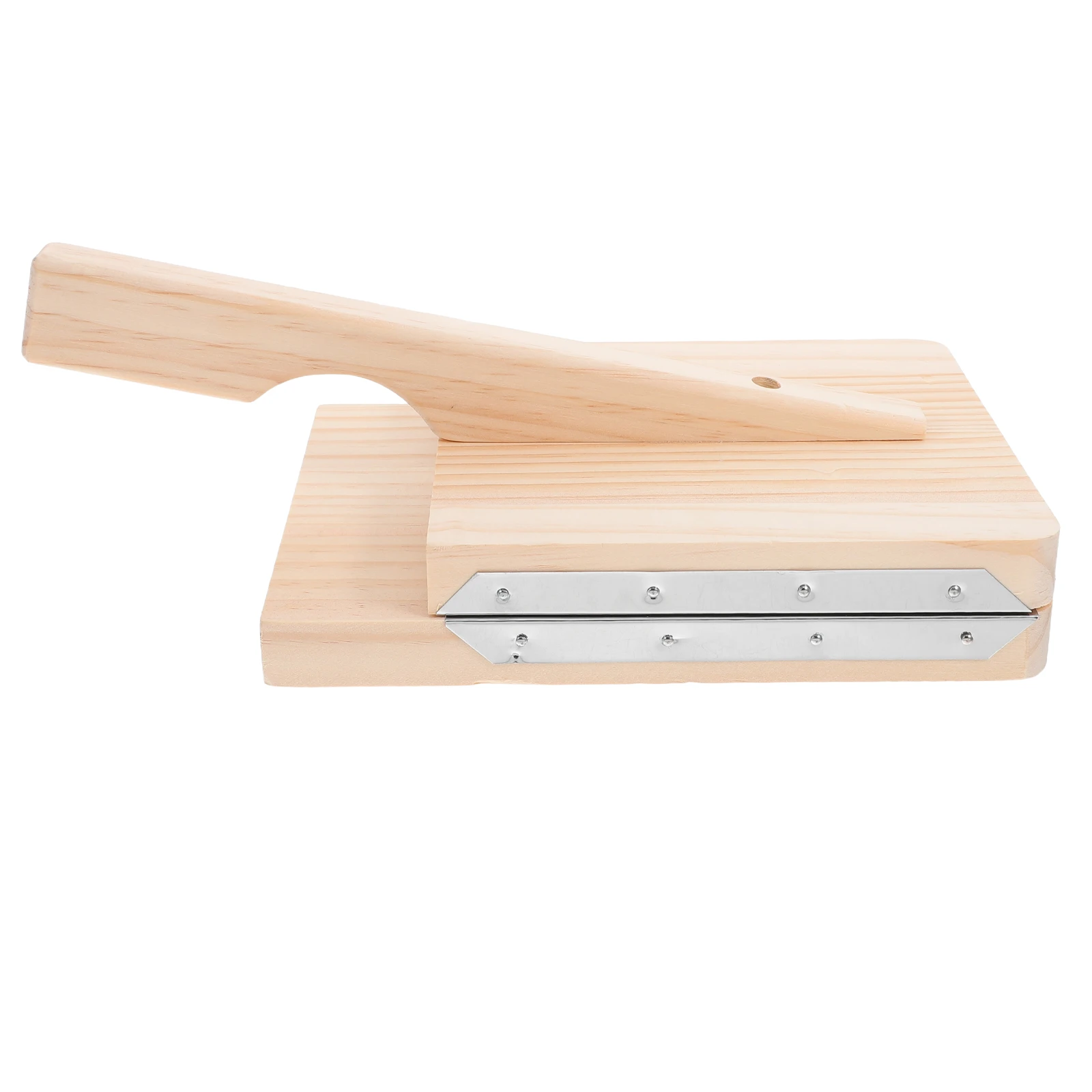 

Wooden Dumpling Presser Stainless Steel Kitchen Gadget For Dumpling Wrappers Noodles Pizza Dough Press Tool Kitchen