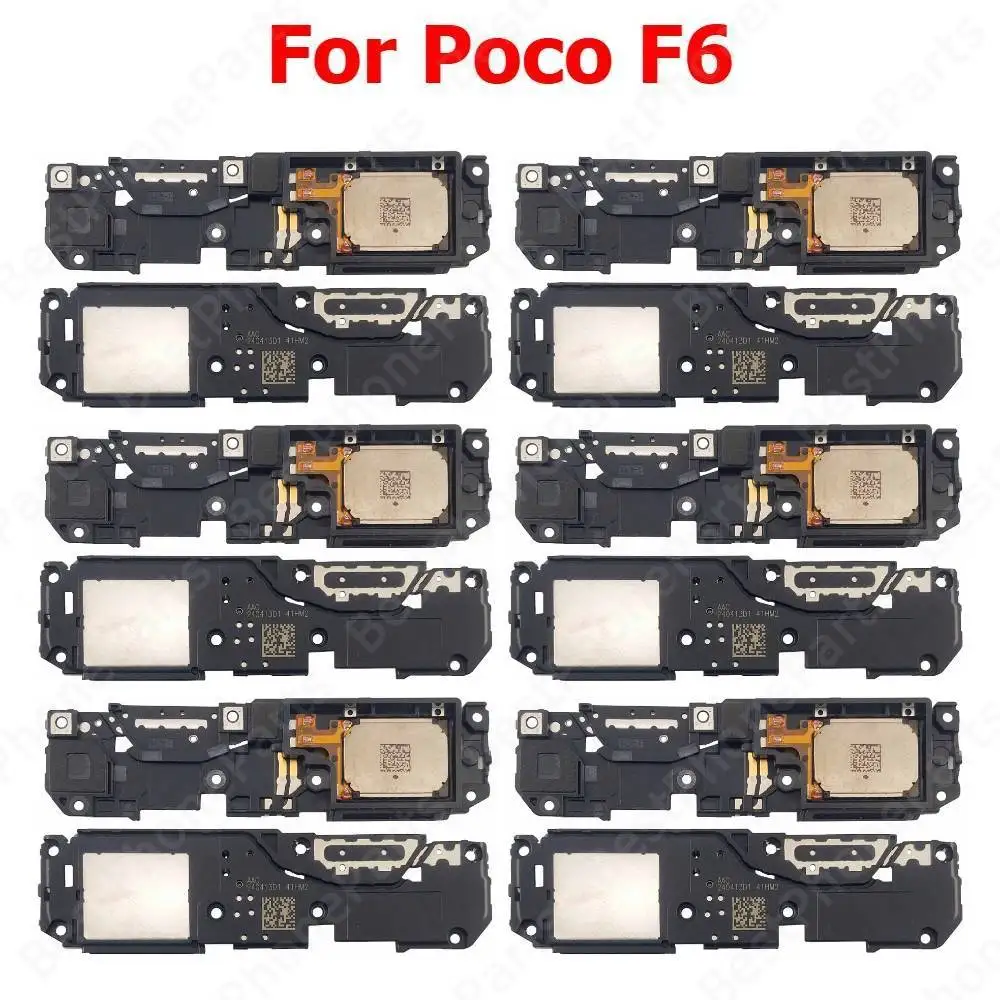 Loudspeaker For Xiaomi Poco F6 Loud Speaker Buzzer Ringer Sound Module Mobile Phone Spare Parts