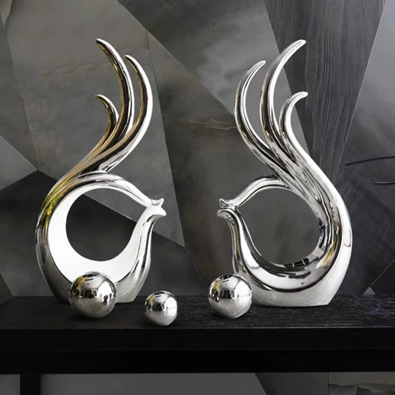 

Керамические аксессуары для дома, гостиной, настольные фигурки, украшения, поделки, подарок на свадьбу