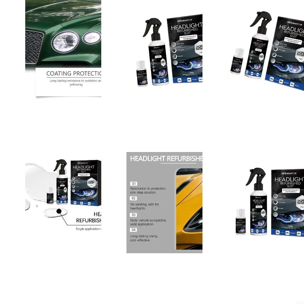 

Car Headlight Restoration Agent Headlamp Polishing Lens Cleaner Polish Repair D7YA