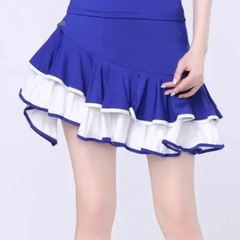 تنورة رقص لاتينية جديدة للسيدات 3 ألوان أنماط فستان رقص لاتيني مسابقة/ممارسة ملابس الرقص G5463