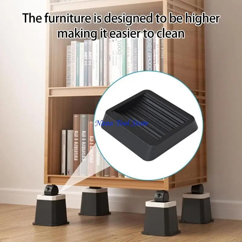 

31GJ TPU Material Casters Cups Odorless Tool Easy Installation Furniture Glides 6pcs for Sensitive Household Environment