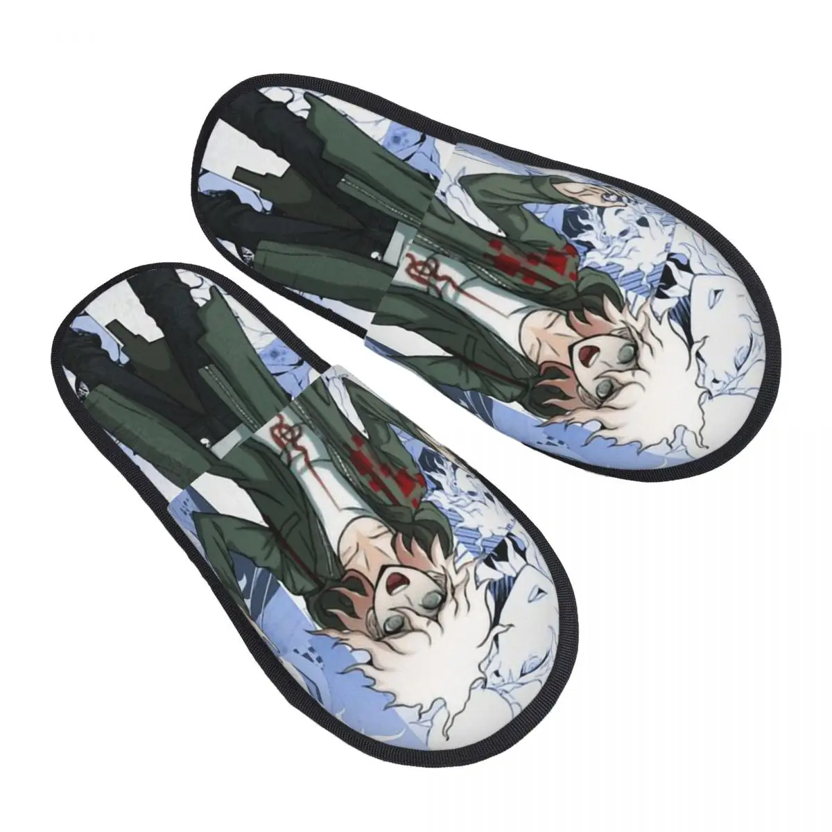 Nagito Komaeda Voice Hope Retro Danganronpa Makoto Game Men Women Furry slippers,Cosy pantoufle homme Home slippers