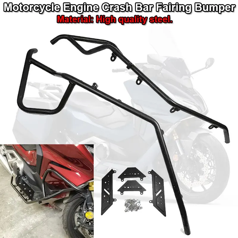 NSS750 Motorcycle Highway Engine Guard Crash Bar Fit For HONDA FORZA750 FORZA 750 2021-2024 Fairing Bumper Frame Protector Bars