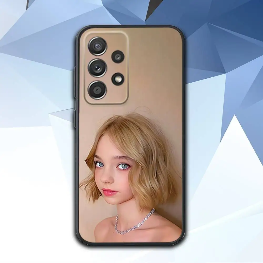 حافظة هاتف لهاتف سامسونج S 25,24,23,22,30,21,10,9,Ultra,Plus,Lite,FE,4,5 G حافظة Soft E-Emma Actor M-Myers باللون الأسود