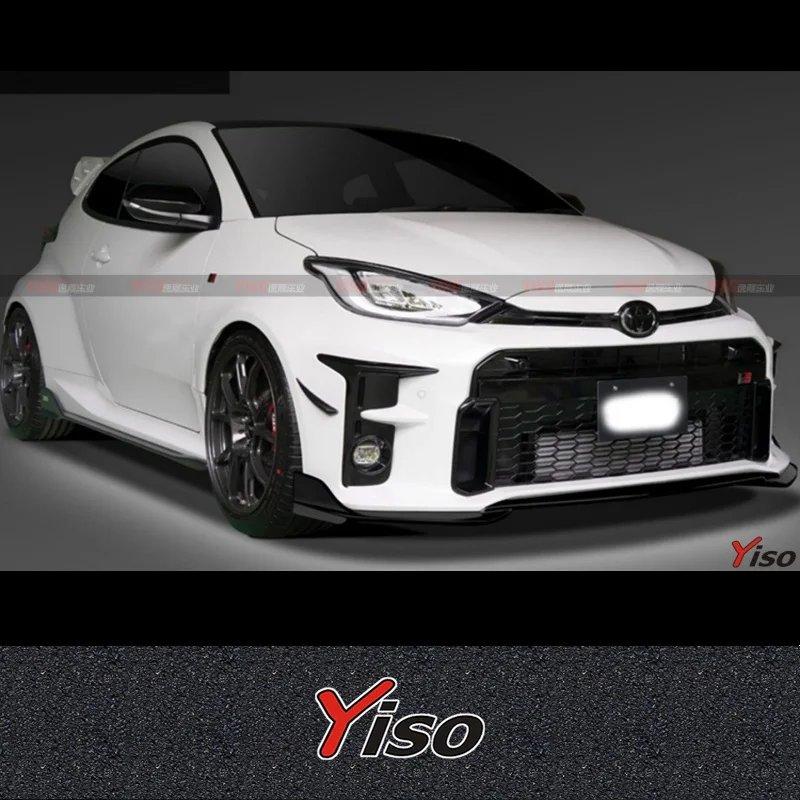 Suitable for YARIS GR MXPA12 TOMS Front Spoiler Modified Encirclement Carbon Fiber TOMS Front Lip view 3