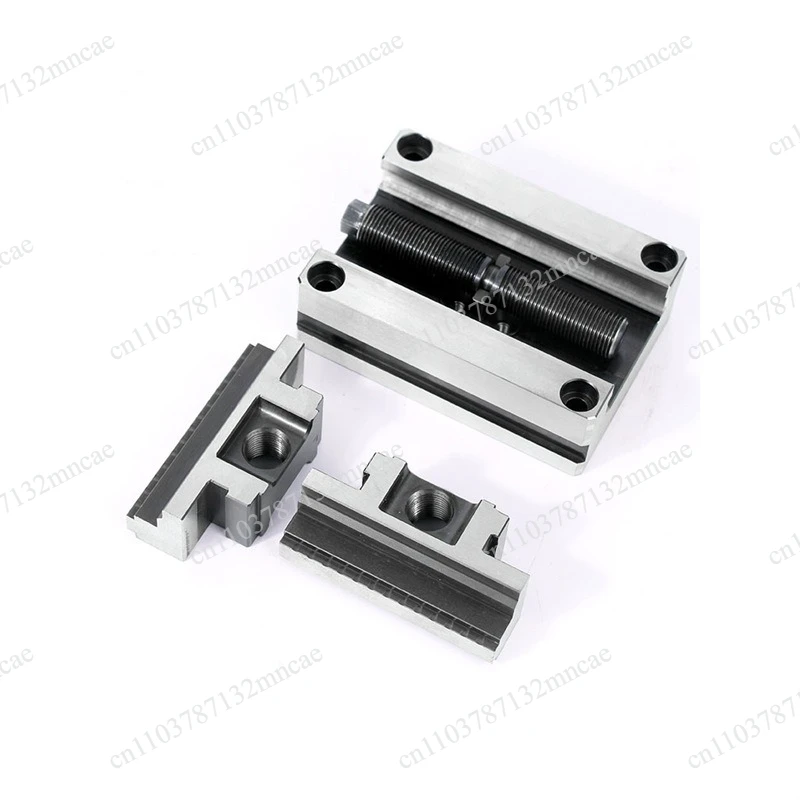 Self-Centering CNC Vice ZY90-150 - 4/5 Axis Precision Turntable Fixture with Flat Mouth Jaws for Machining Centers