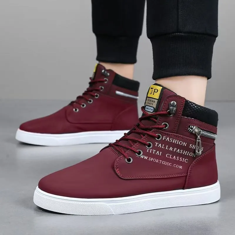 high top designer shoes dr ankle boots for man casual shoes men luxury sneakers botas casuales botines para hombre