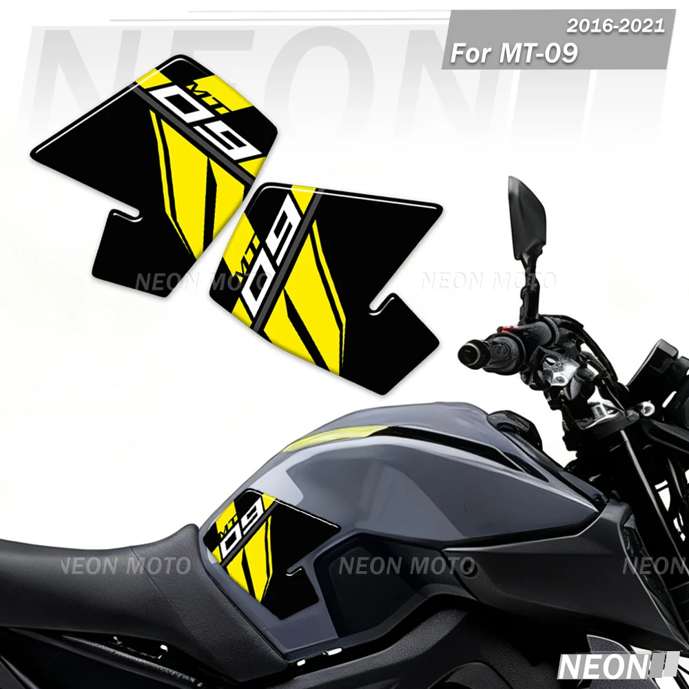

MT09 Motorcycle 3D Stickers For Yamaha MT 09 FZ 09 SP 09SP Fairing Knee Fender Tank Pad Protector Fuel Oil Decal kit 2018 - 2021