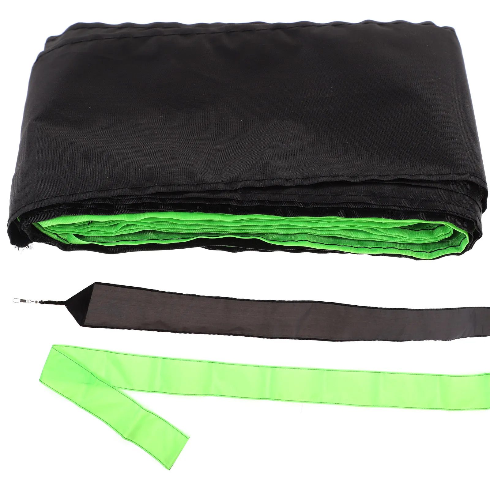 

Colorful Long Kite Tail Streamer Ribbon Floating Turning Tail Green Outdoor Kite Accessory for Stable Flight Large Kites