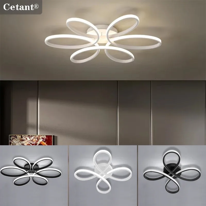 

LED Ceiling Light Black White Lamp Bedroom Living Room Kitchen Bar Balcony Stair Corner Home Decor 20/30cm Led Lighting Lustre