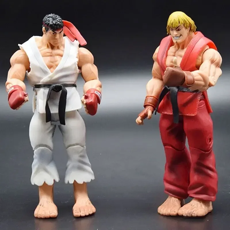 Ryu Figure Game Character Chun-Li Action Figure Ken Doll Guile Akuma Gouki Hoshi NECA Figure Collection Doll Gift