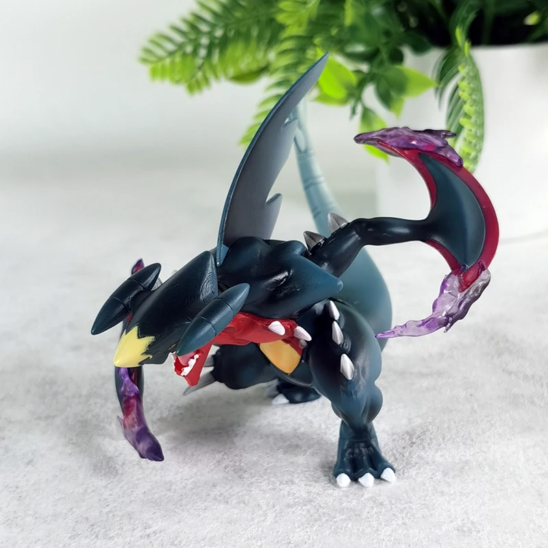 جديد حار لامعة ميجا Garchomp 1/20 PokéMon أنيمي لعبة الأجهزة الطرفية لامعة الشكل سطح المكتب الحلي لعبة مجسمة الأولاد الهدايا #5