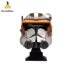 MOC-112159 Commander Cody Helmet serie Building Blocks Set Idea Assemble Space Wars Toys For Children Gifts