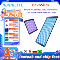 Nanlite PavoSlim 60C / 60B / 120C / 120B /240B/240C RGB LED Panel Live Streaming Studio Light Outdoor Fill Light