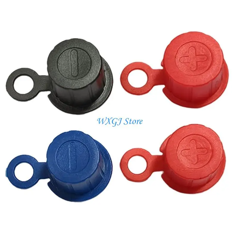 

37JE Anti Corrosion Battery Terminal Caps Felt Insulated Designs Battery Terminal Covers Easy Installation for Vehicles