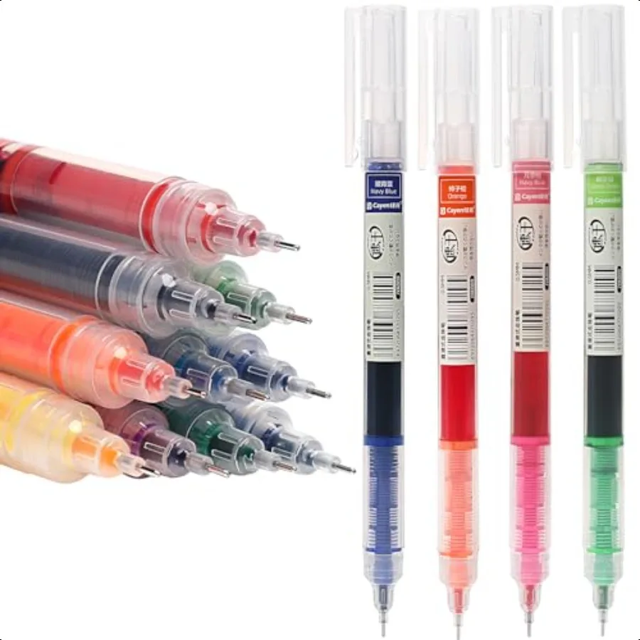 

12 шт. шариковая ручка-качалка Precise V5Liquid Ink Extra Fine Point 0,5 мм, разноцветные шариковые ручки-качалки, 12 цветов