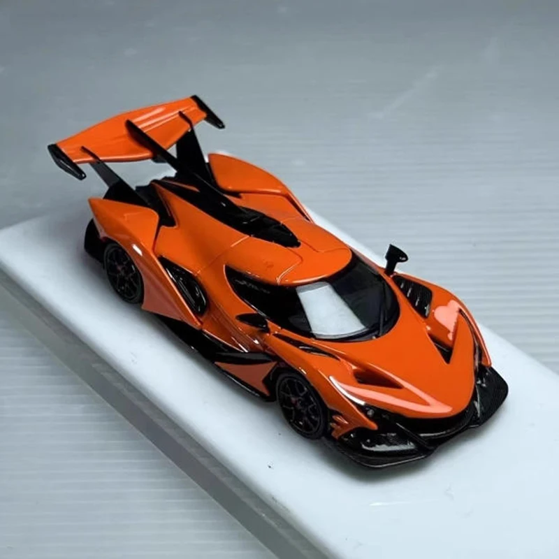 PEAKO * TOPART Model 1:64 Apollo IE Pomarańczowy Model Samochodu ze Stopu Metali Statyczny Kolekcjonerski Dekoracja Prezent na Święta Zabawki