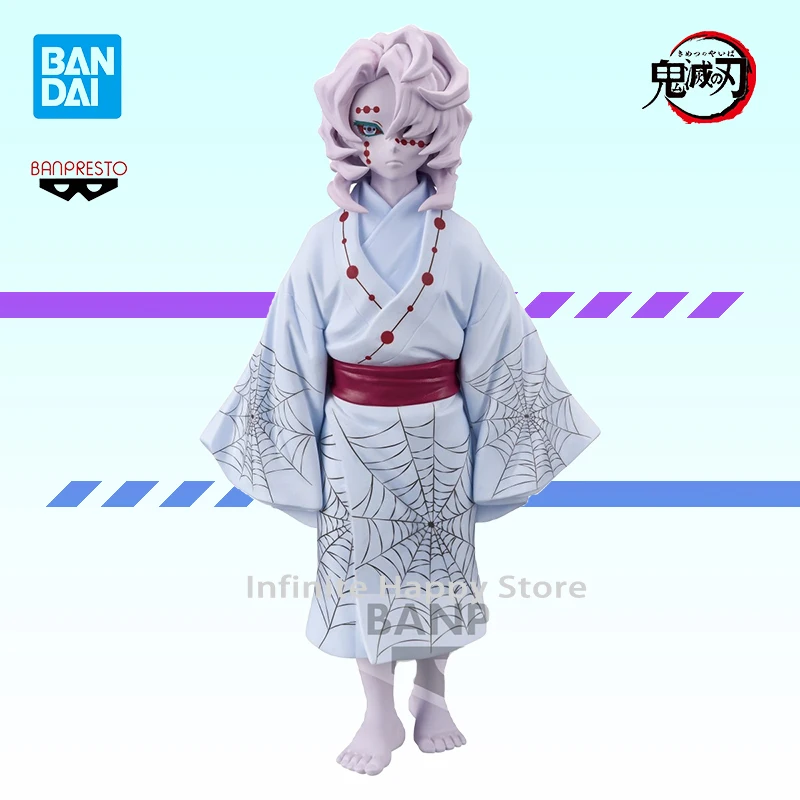 Original Genuine In Stock Bandai Banpresto Demon Slayer Anime Rui Figure Kimetsu No Yaiba Ornament Collectible Boxed Model Gift