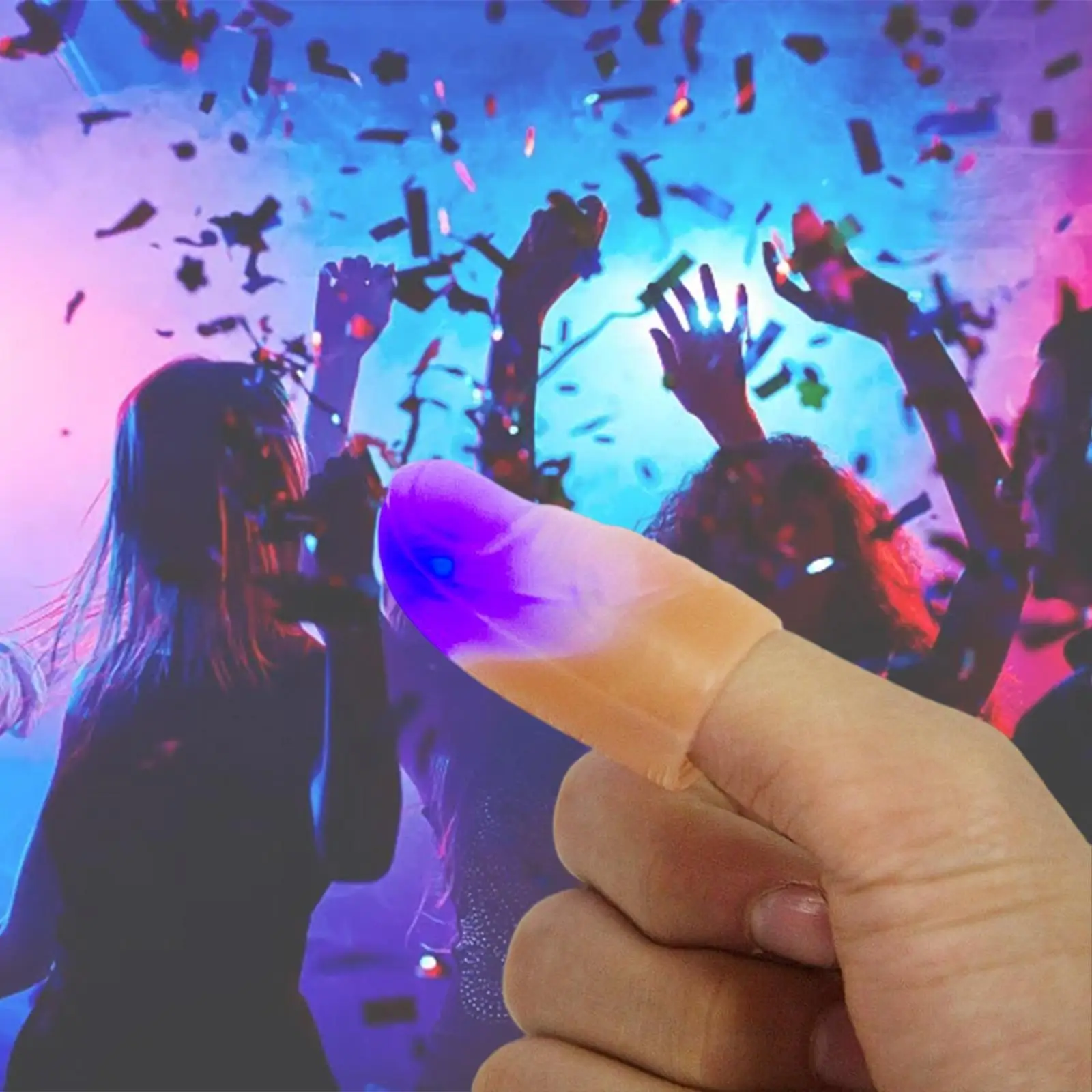 Straßentricks Finger Daumen mit LED Party Tricks Daumen leuchten