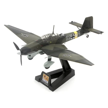 Escala 1/72 36386 Luftwaffe JU87D-1 Stuka Aeronave de combate militar modelo de aeronave finalizada