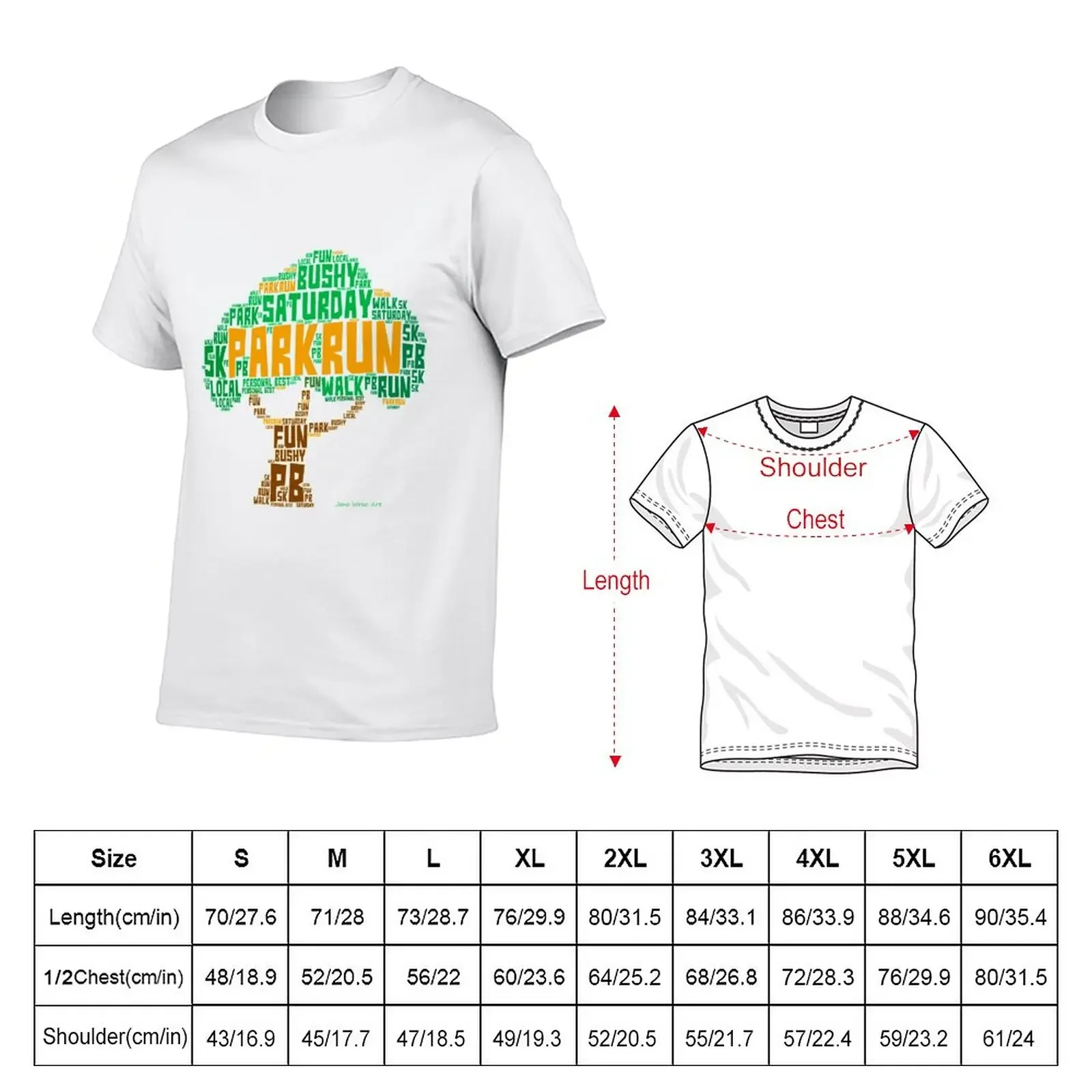 Parkrun Saturday Fun Run Walk 5k T-Shirt funnys oversized summer clothes clothes for men