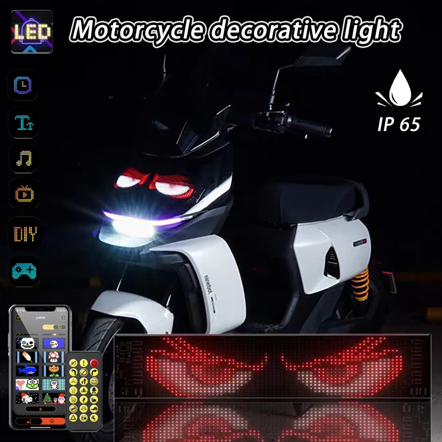 LED car panel light Car windshield Truck Eye RGB LED Matrix Pixel Panel Car Graffiti Scrolling Text Animation Light truck lights