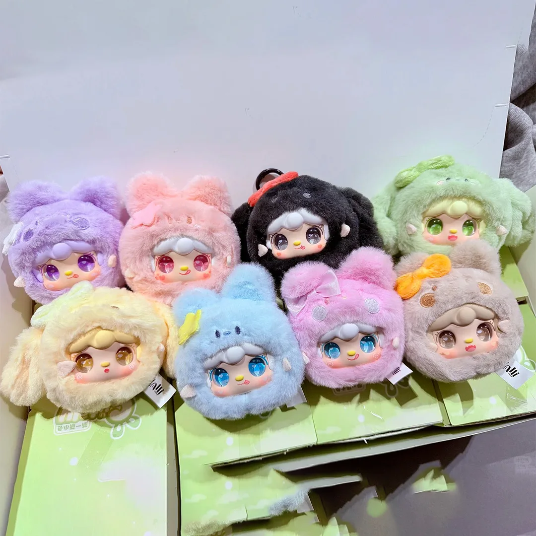 

Yooki Cutely Rabbit Plush Vinyl Blind Box Toys Cute Bunny Mystery Box Stuffed Dolls Vinyl Model Kawaii Pendant Trendy Play Gifts