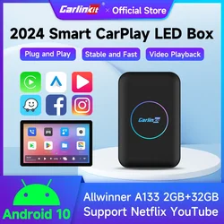 2024 CarlinKit Smart Mini CarPlay Ai Box 2G+32G Car Play TV Box For Netflix Wireless Android Auto CarPlay For CarPlay AA Cars