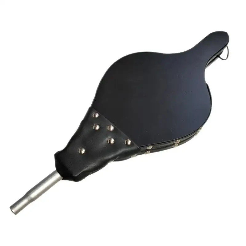 ストラップ付き木製暖炉ベローズブロワーノズル、手動ハンド、ベローポンプ、ポータブル屋外ファン、キャンプ