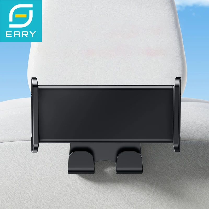 

Eary Tesla Model 3 Model Y Accessories 2026-2021 2 in 1 Car Seat Hooks & Phone Holder Stand for Car Seat Back Organizers Hanger