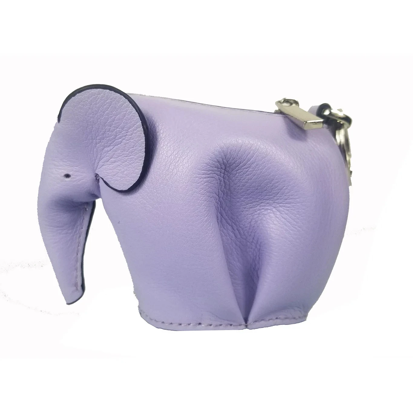 Personalized Elephant Charm Genuine Leather Christmas Gift Coin Purse Customized Animal Cute Mini Women Shaped Bag Wallet