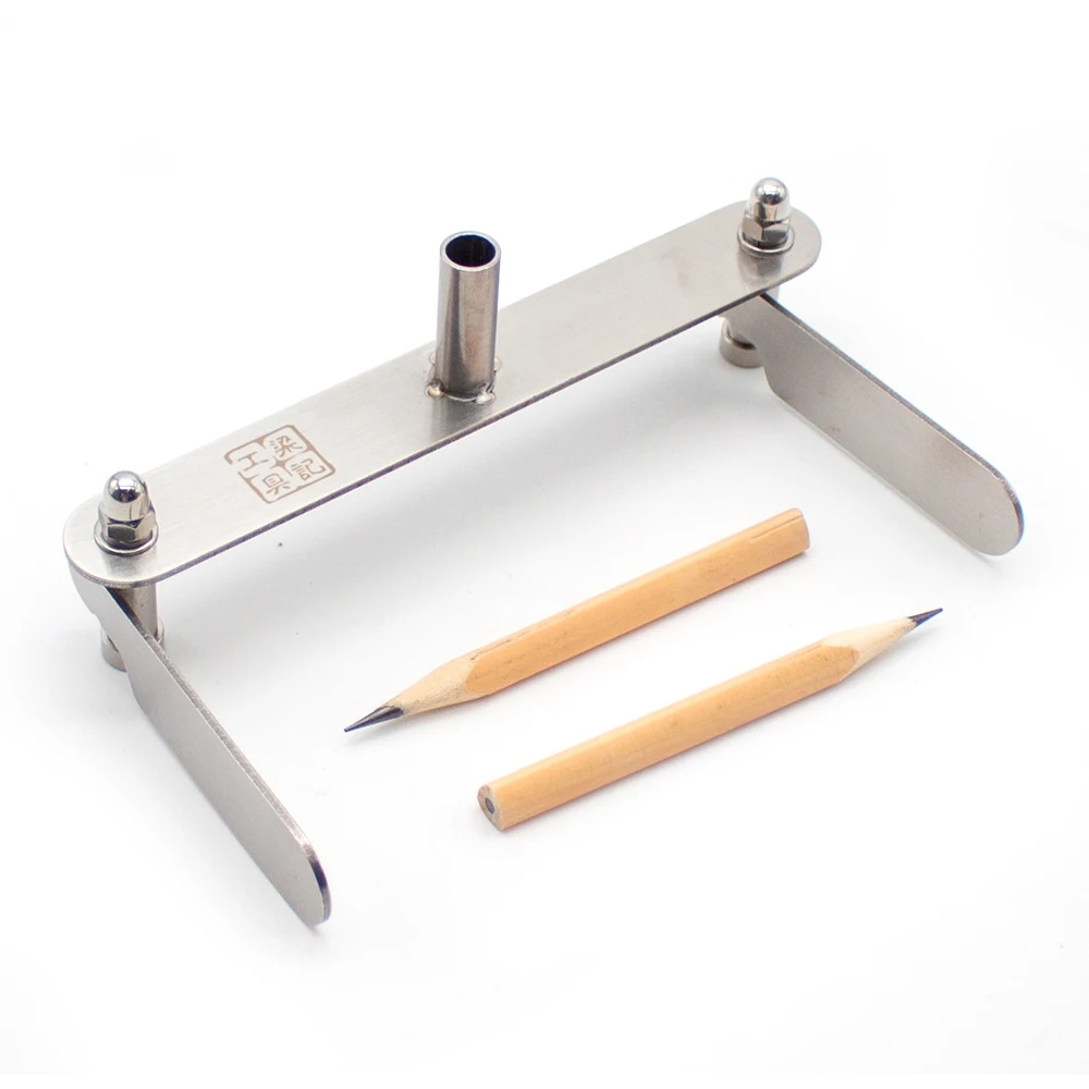 Carpintaria Marcação Center Finder, Lápis Layout Mark, Centrando Scriber, Marcação Gauge Scribers, Linha de Alinhamento Tool, 0-6cm, 4-10cm
