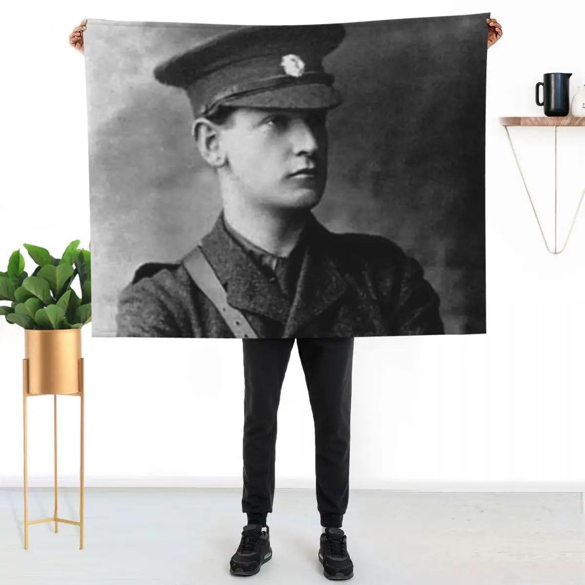 

Michael Collins Throw Blanket Soft Plush Blanket as Housewarming Gift