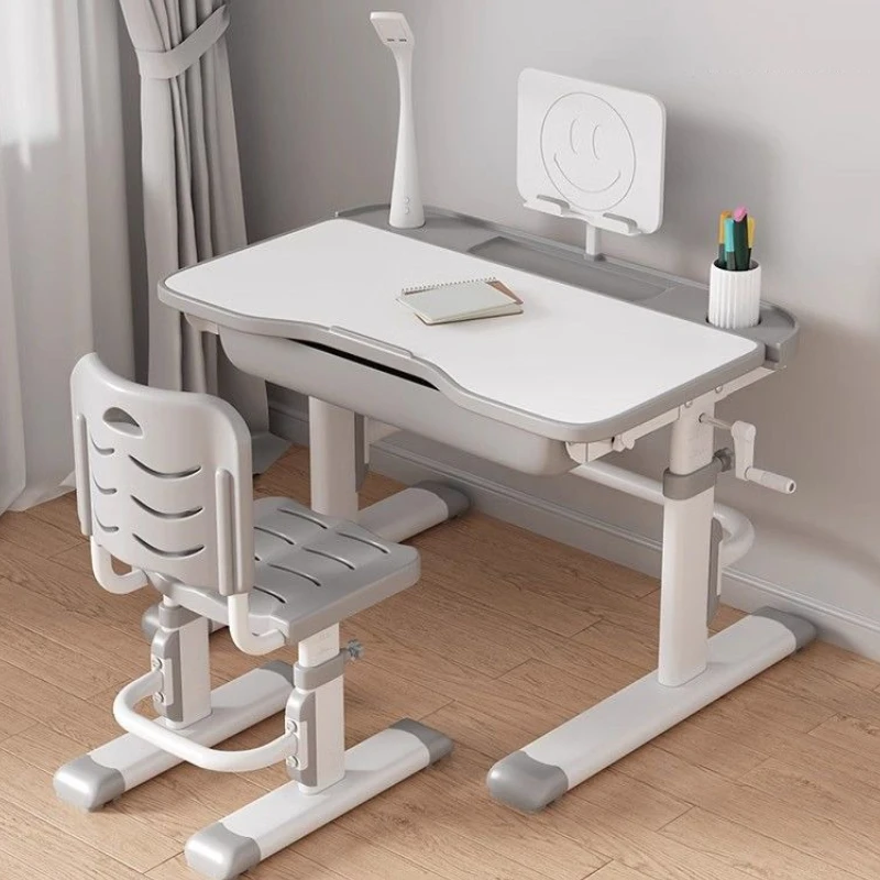 

Creative School Sets Modern Simple Multifunctional Student Desk and Chair Set Minimalist Movable Design School Furniture Metal