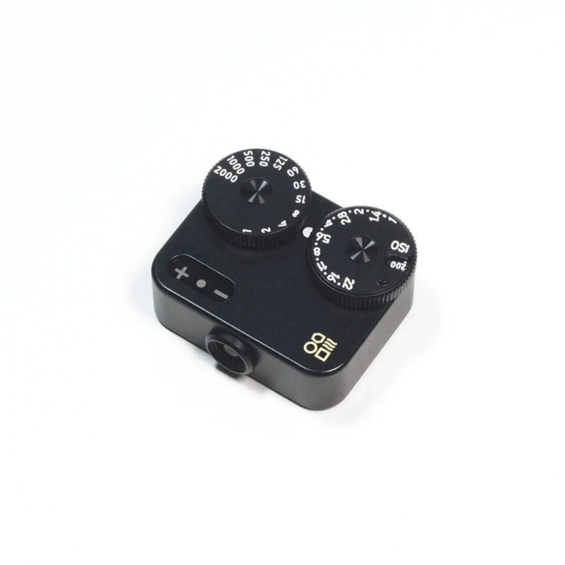 

Black Lacquered Brass Lens Engraved Version DOOMO Meter D Light Meter