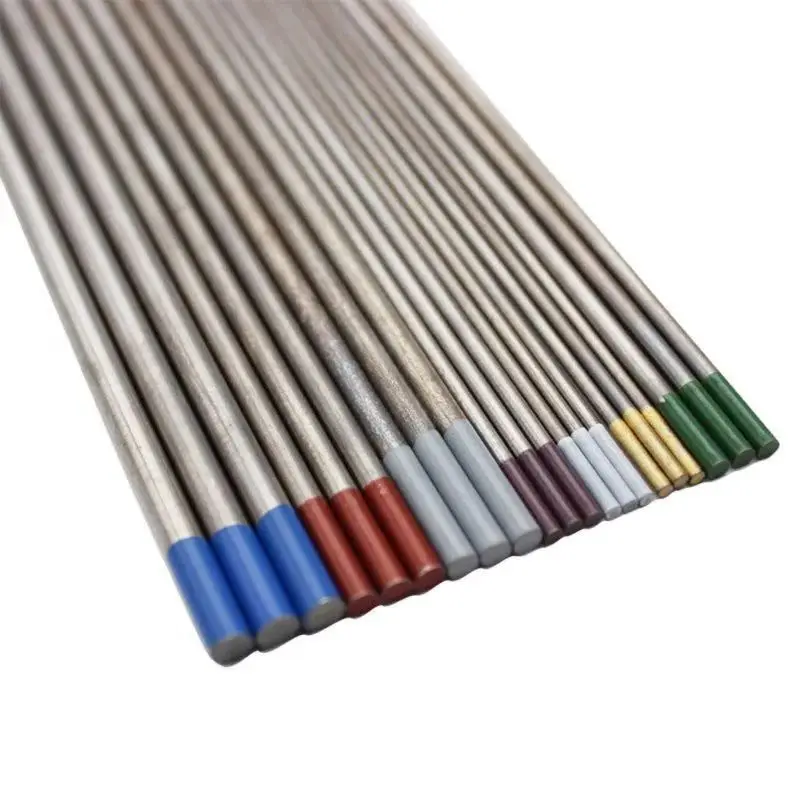 Elettrodo di tungsteno saldatura TIG 2% Lanthanated Thoriated Rare Earth Mix Ceriated zirconiato puro tungsteno 1.5% lantanato