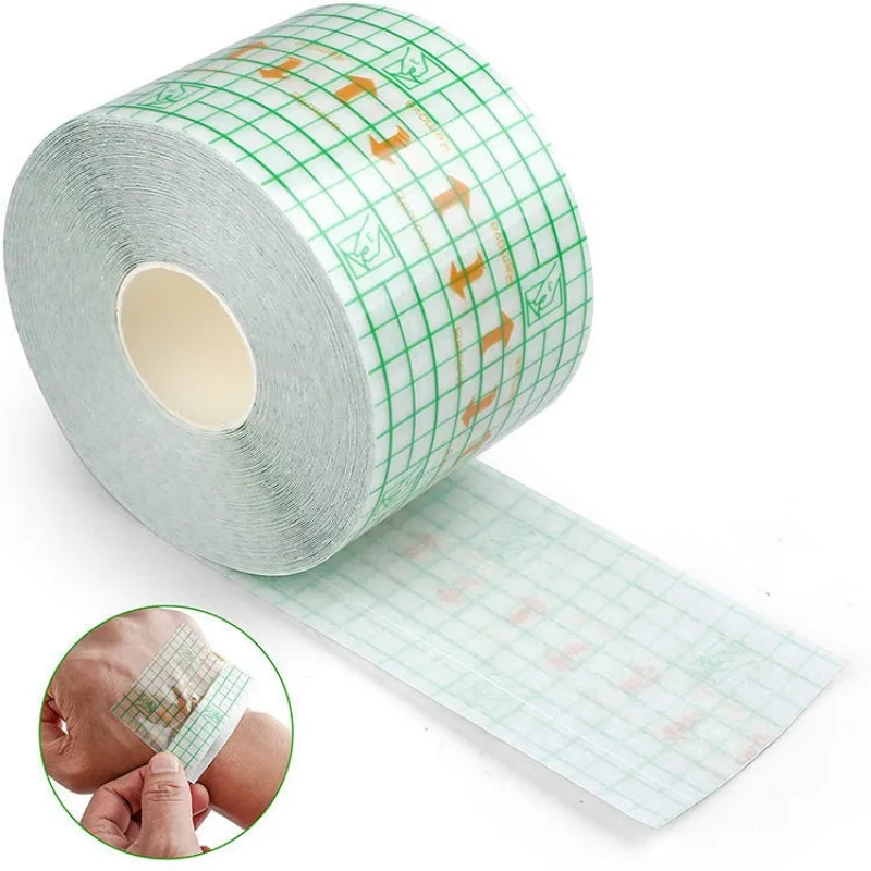 1 Roll 5m Transparent Tape Adhesive Plaster Waterproof Wound Hemostasis Sticker Band First Aid Bandage Emergency Kit