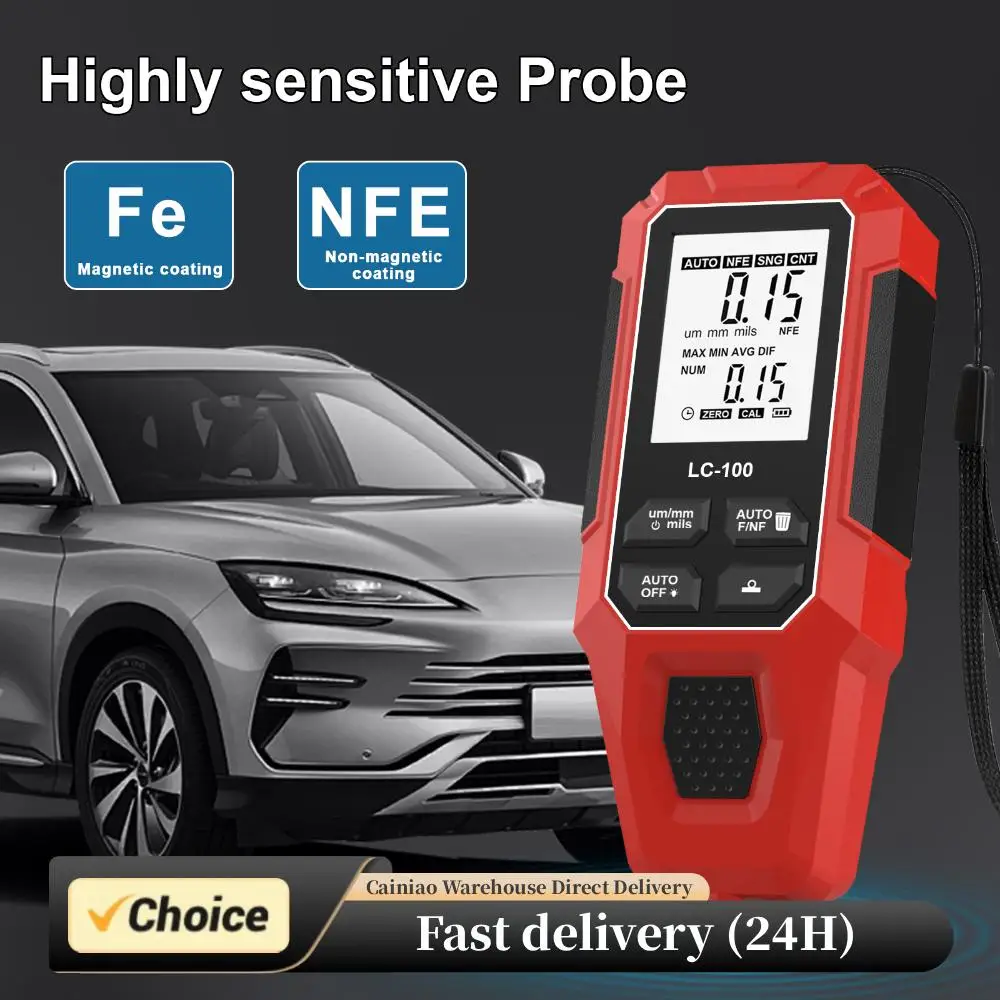 

Измеритель толщины краски Fe/NFe 0-2000 мкм, диапазон измерения, измеритель толщины автомобильного покрытия для покупателей и детализаторов автомобилей