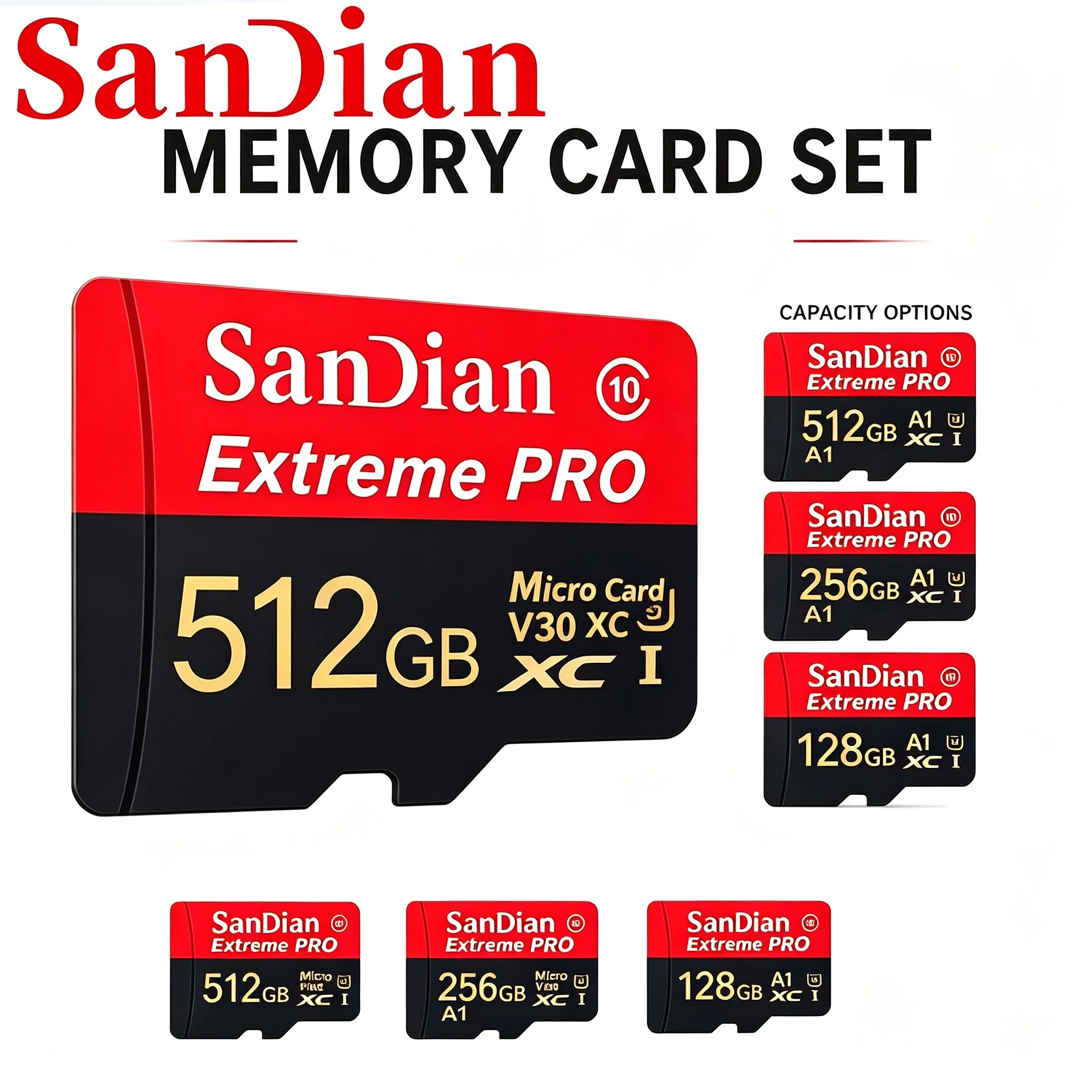 64GB 32GB 128GB Ultra Micro TF SD Card TF Cards SD Cards Memory Card Dustproof A2 for Driving Recorder/Laptop/Car Camera/Toy