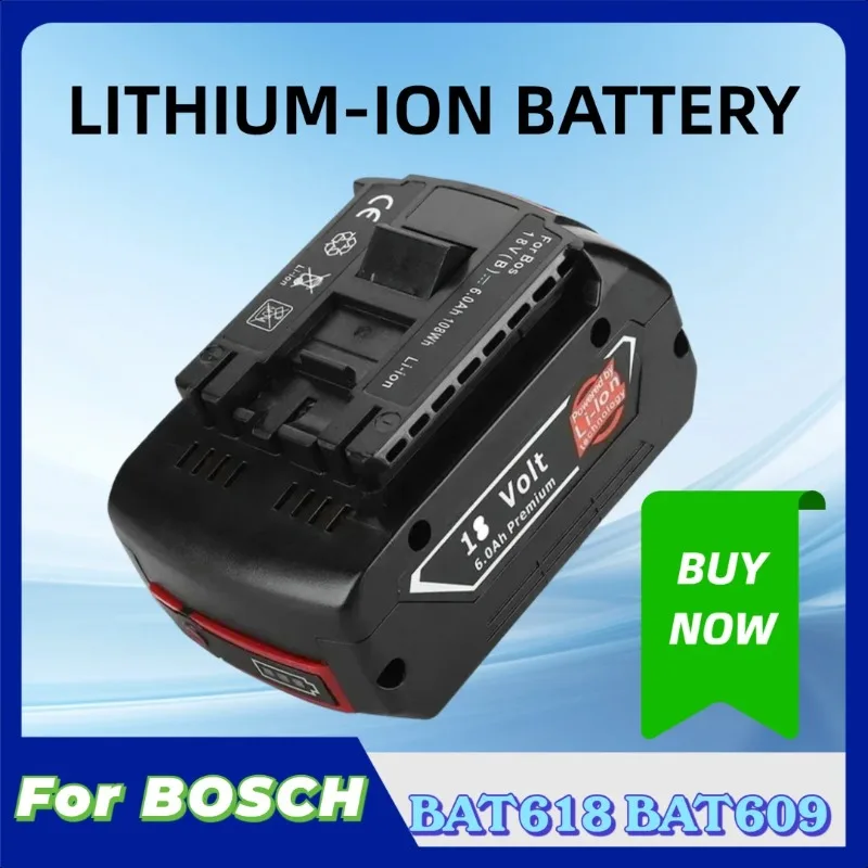 

For BOSCH 18V LITHIUM-ION BATTERY GBA Professional GBA GSR GSB BAT618 BAT609