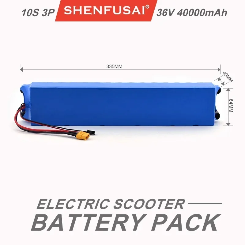 充電式リチウムイオンバッテリー10s3p、36v、500 w、750w、xiaomi電動スクーターに適していますオートバイおよび自転車