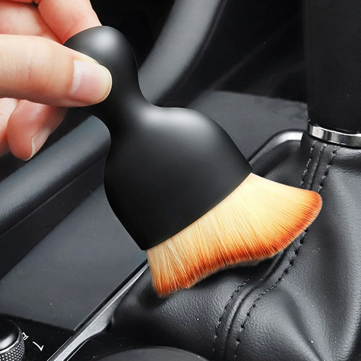 Car seam dust removal brush, exquisite interior brush, car cleaning, air conditioning vent cleaning, convenient brush