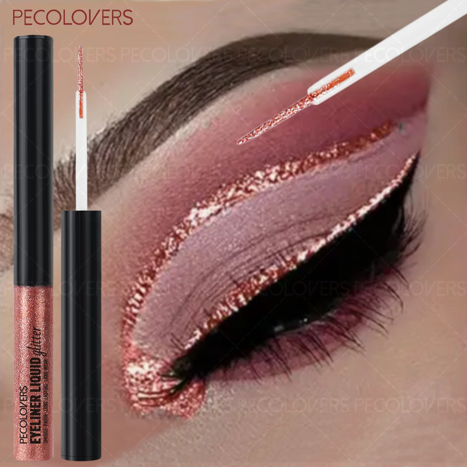 

1 Pc Colorful Shiny Dip Liquid Eyeliner, Long-lasting Shiny Sparkle, Can Be Used As Eyeshadow, Music Festival Parities Makeup