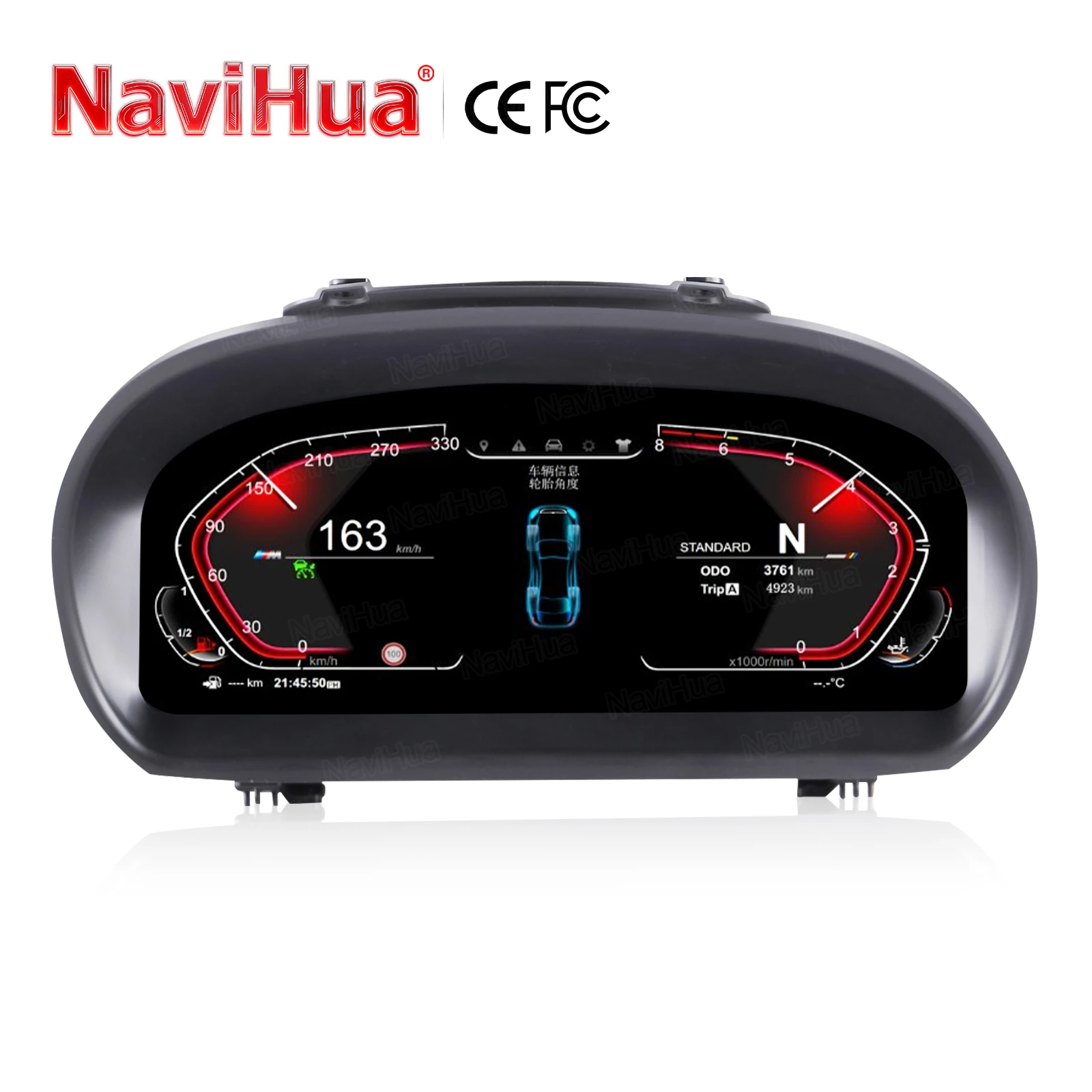 

12,3-дюймовый цифровой комплект приборов для BMW 1 серии E81 E82 E87 E88 2006-2011, спидометр, приборная панель, HD-экран Carplay, антибликовый