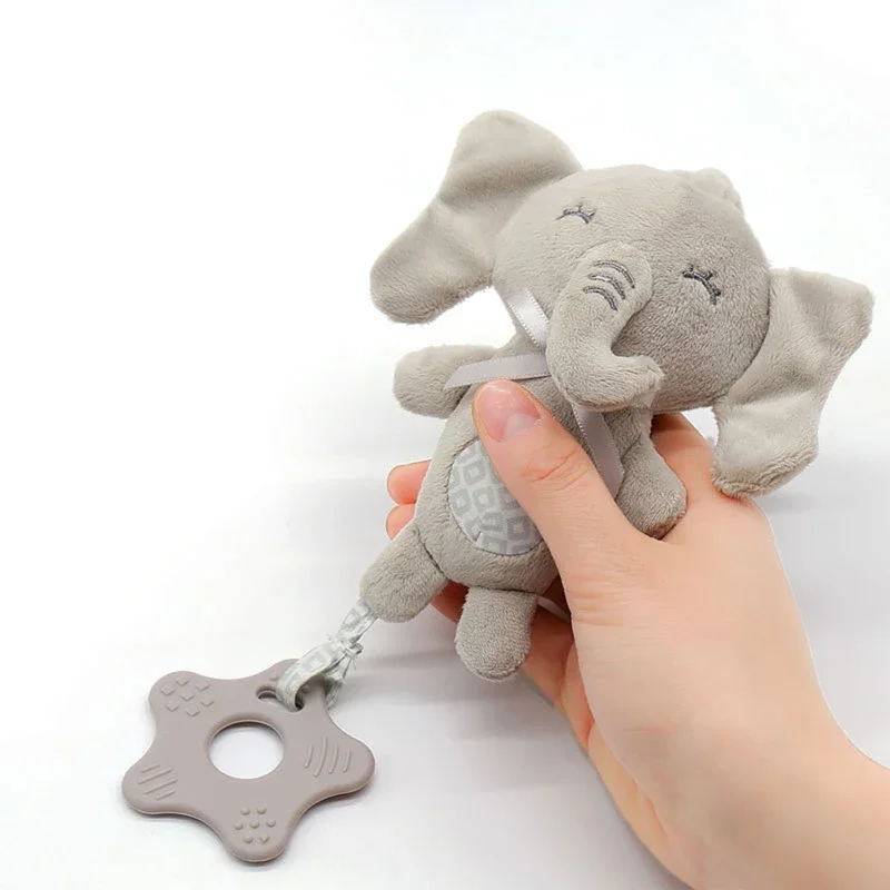 Hot selling children Rabbit Elephant Pendant Car Hanging Bed BB Called Baby Soothing Toys Cute Rattle for newborn toy