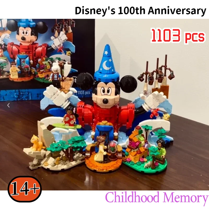 

miniso 21352 Magic of Disneys Multiple Combinations Building Blocks Toys Display Model Bircks For Adults Kids Birthday Gifts