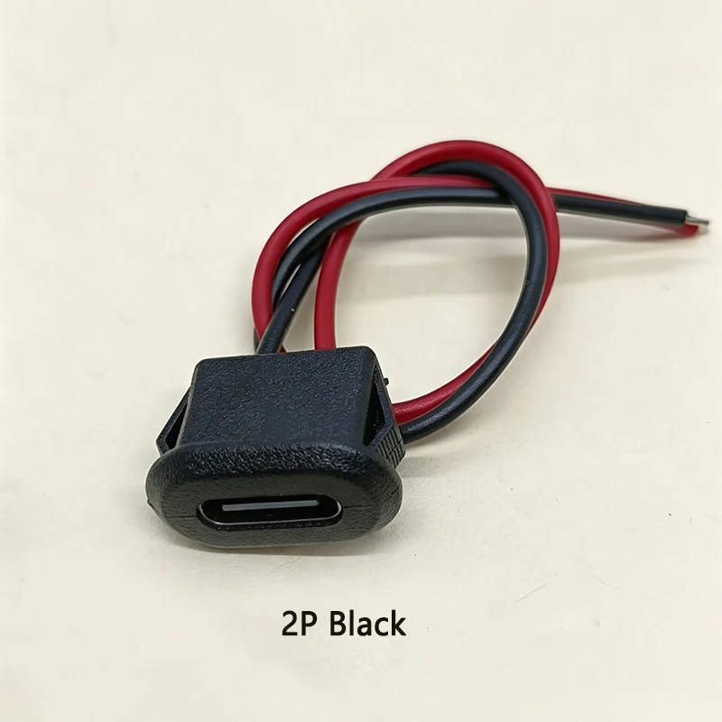  Ovaler USB-C-Ladeanschluss mit 2/4/6 Pins und Kabelbaum für DIY-Elektronik, Powerbanks und kleine Gerätemodifikationen – Detail 6