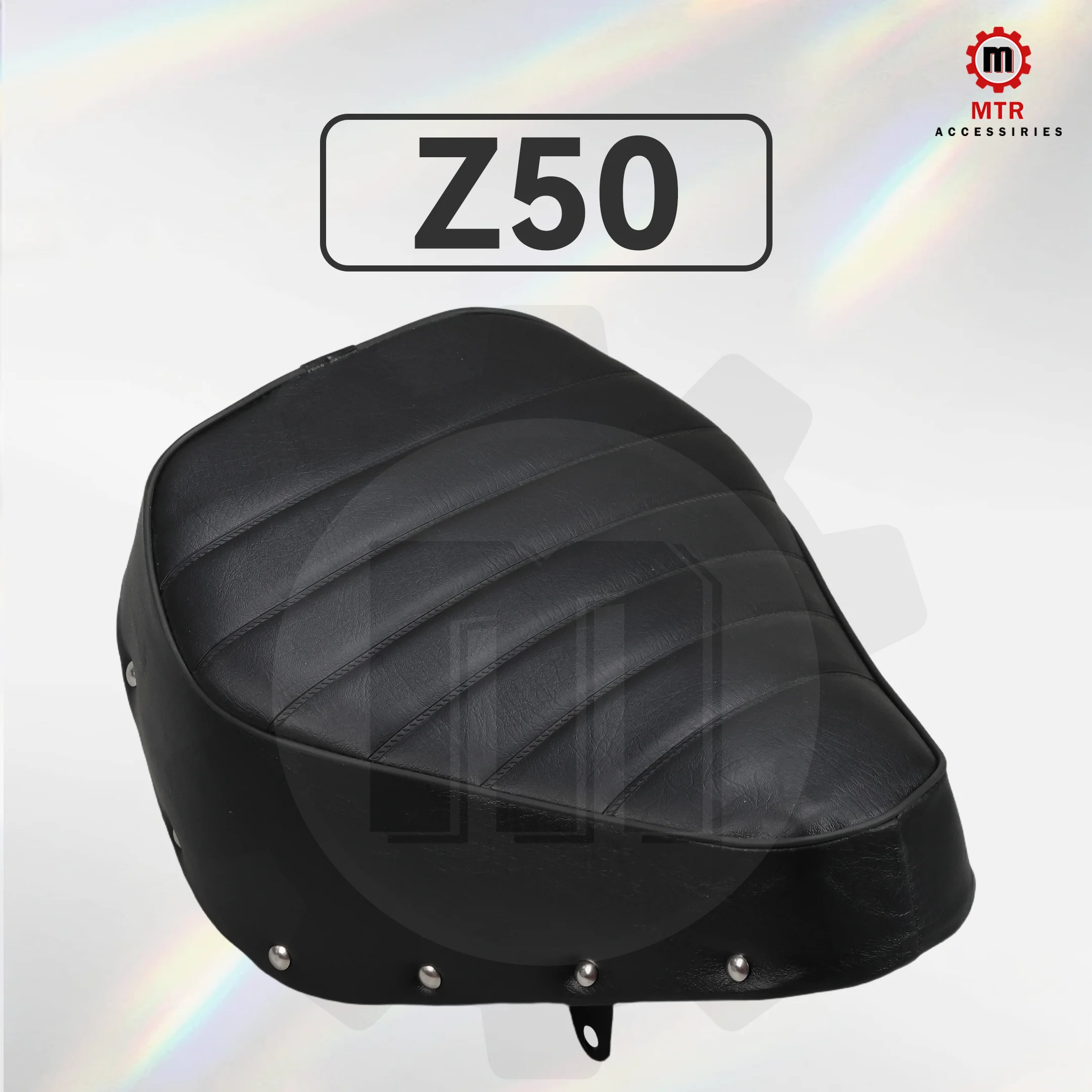 Triangular Seat Monkey Cushion Z50 All Black Seat Monkey Bike Parts Classic Style for Monkey Z50 Motorcycles
