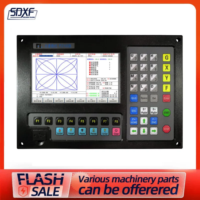 

F2100B Plasma Controller 2 Axis CNC System Plasma Digital Control Flame Cutting Machine,Portable Desktop Cutting Machine System